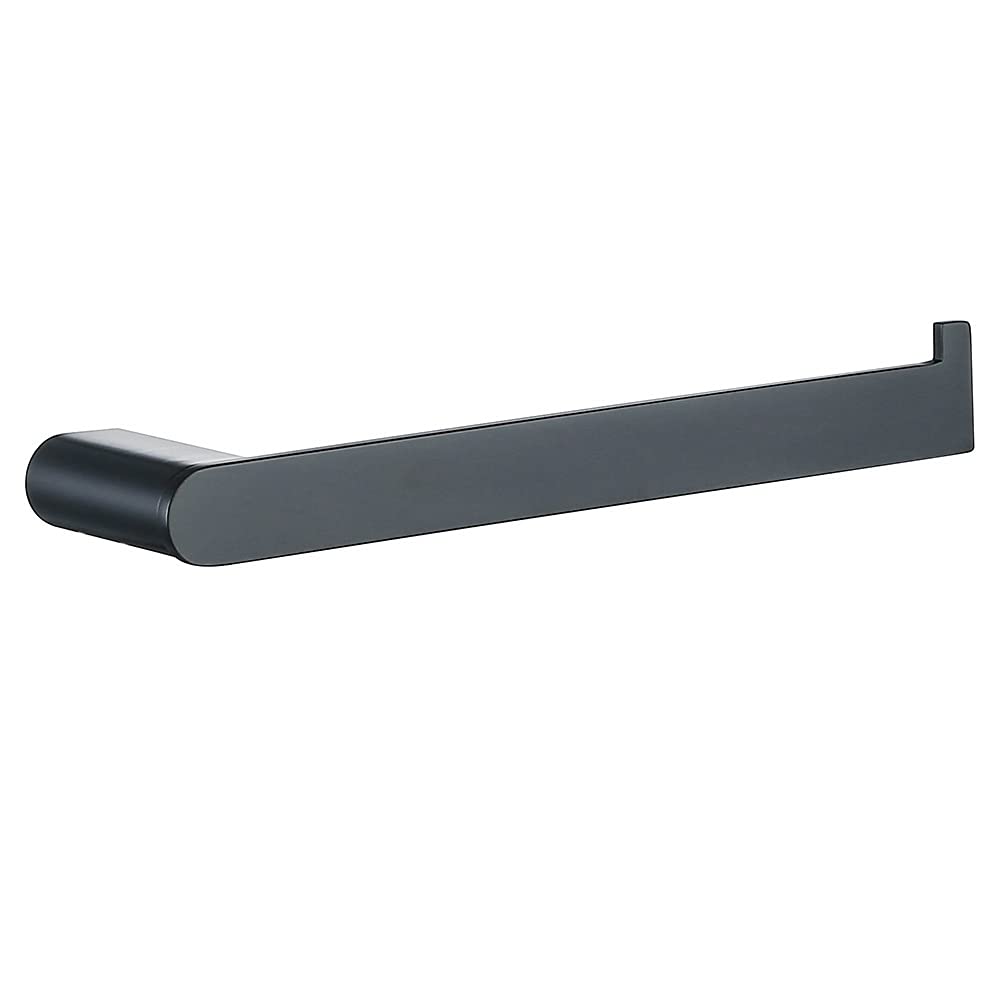 Porte-serviettes noir et ensemble d'accessoires de salle de bain étanche