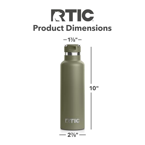 RTIC-20oz-Journey-Bottle-Metal-Stainless-Steel-Vacuum-Insulated-BPA-Free-Reusable-for-Water-Hot-and-Cold-Drinks-Travel-Sports-Camping-Olive