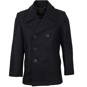 Mil-Tec Us Navy Pea Coat Tuch heren jas
