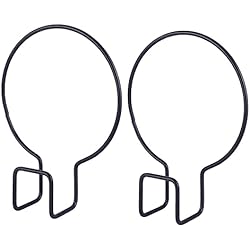 Macetero Forja De Pared Yardwe 2 Piezas Soporte De Maceta para Colgar En La Pared De Hierro Forjado Anillo De Macetero De Pared Soporte De Planta De Anillo Redondo Bandeja De Almacenamiento Planchar Eneldo Verde