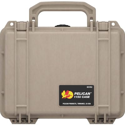 Amazon.com : Pelican 1150 Case With Foam (Desert Tan) | Watertight