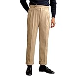 Associez ce pantalon droit avec une chemise pour une tenue sophistiquée ou décontractée selon l'occasion.