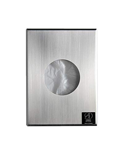 Schönbeck Design Hygienebeutelspender Edelstahl matt gebürstet- hochwertige Ausführung Cover