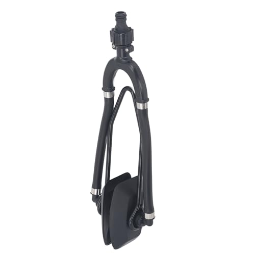 Tissting Motor Flusher with Rectangular Suction Cup, dualss Feed Muff Style Boat Motor Flusher, Marine Motor Flusher for Inboard Outboard Engine, 5/8 Inch Standard Garden Hose Connection