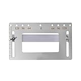  JUSTYUSHU Edelstahl Türmöbel Griff Punch Locator Template Holzbohrer Leit Mulitifunktions Holzbearbeitung Router-Teile und Zubehör