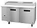 Hoshizaki PR67A 67-Inch Two Door Refrigerated Pizza Prep Table, Stainless Steel, 115v