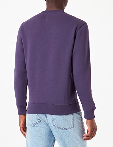 Alpha Industries Basic Sweater Sweatshirt für Herren Nightshade – Ansicht 3