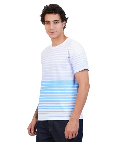 Image of Men's Super Combed Cotton Round Neck Half Sleeve T-Shirt | Soft Breathable Cotton Fabric | Stylish Comfortable Wearfor Men | Quality Regular Fit
