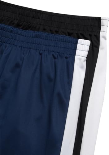 Pro Athlete Boys Sweat Suit Set - 4 Piece Short Sleeve Crewneck Athletic Graphic Tees and Tricot Jogger Sweatpants (8-16) 5