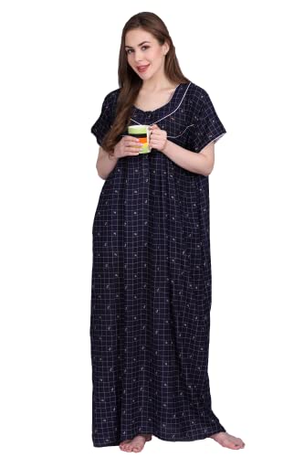 Image of Women's Alpine Mix Print Maxi Nightgown