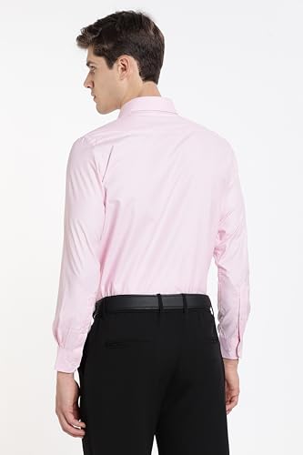 Image of Men's Solid Formal Shirt | Premium Cotton Rich Full Sleeves Shirt | Comfort Fit Office Wear Shirt with Single Chest Pocket | Stylish Casual & Formal Shirt for Men
