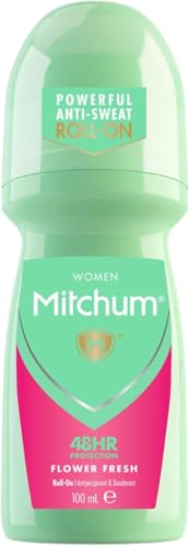 Mitchum Women 48HR Protection Roll-On Deodorant & Anti-Perspirant, Flower Fresh, 100ml - 3 Pack for Superior Long-Lasting Freshness and All-Day Confidence - Image 3