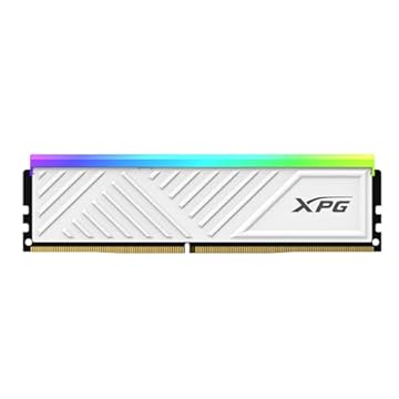 Memória Desktop Gamer Adata XPG Spectrix D35G RGB 16GB DDR4 3200 Mhz - Branco - AX4U320016G16A-SWHD35G