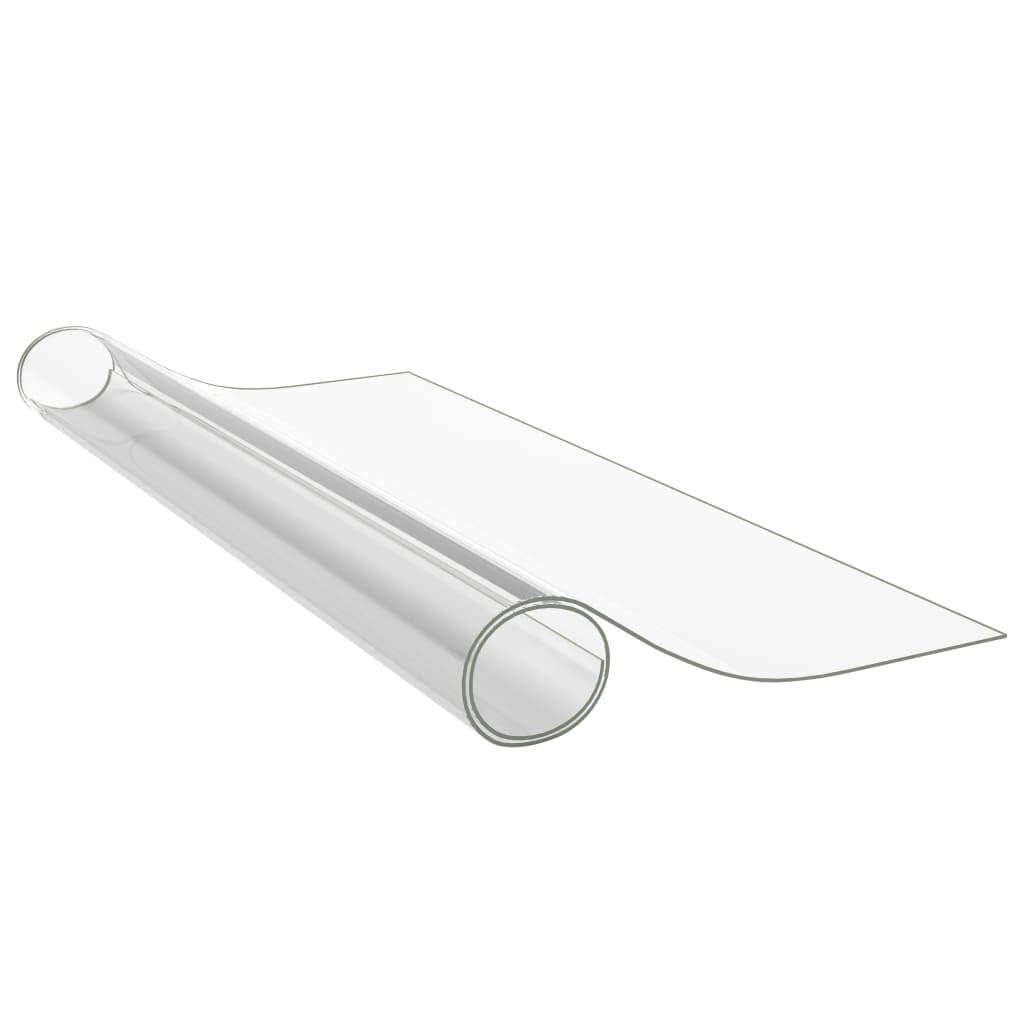 Protector de mesa transparente de PVC, 200 x 100 cm, grosor de 1,6 mm, para comedor, oficina, cocina, jardín, para proteger la mesa y las patas de los muebles de arañazos