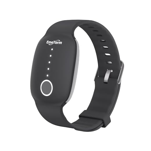 EmeTerm Fashion FDA-Cleared Relieve Nausea Electrode Stimulator Morning Sickness Motion Travel Sickness Vomit Relief Rechargeable No Gel Drug Free Wrist Bands Without Side Effects