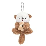 evadollina portachiavi lontra, portachiavi animali, lontra, portachiavi, catenina, decorazione borsa, regali natalizi, natale