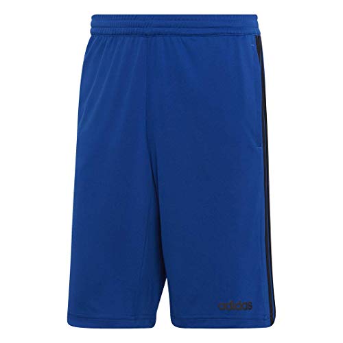 adidas Men's Design 2 Move Climacool 3-Stripes Training Shorts, Collegiate Royal/Black, Medium