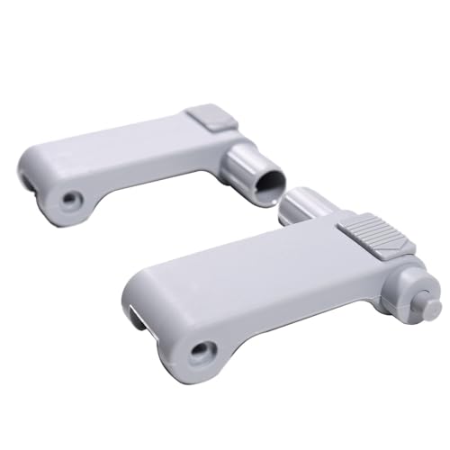 YUCKMZ Dachfenster Griffhebel Set AF/BA 2skt Ersatzteil Kompatibel mit Braas Atelier-Fenster Grau