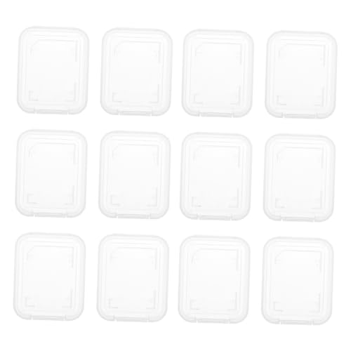BRIGHTFUFU 20pcs Memory Card Storage Case Compact Retro Design for Memory Cards Protects Against Damage and Dirt for Travel and Organization