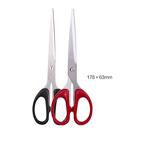 Tijeras de Oficina Tijeras de Mano, adecuadas para Bricolaje, Suministros de Oficina Seguros y multifuncionales, afiladas, tamaño: 178 × 6 m