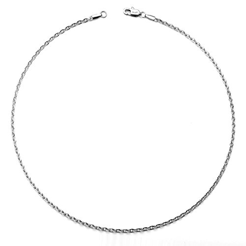Amyrt Jewelry 3Mm Titanium Steel Cable Chain Silver Necklaces For Women 20 Inches #TOP3