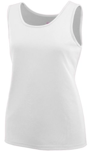 Augusta Sportswear 1705 Women's Training Tank, White, Medium Pack