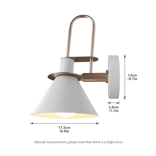 Lampe murale corne macaron noire LED blanc chaud pour salon