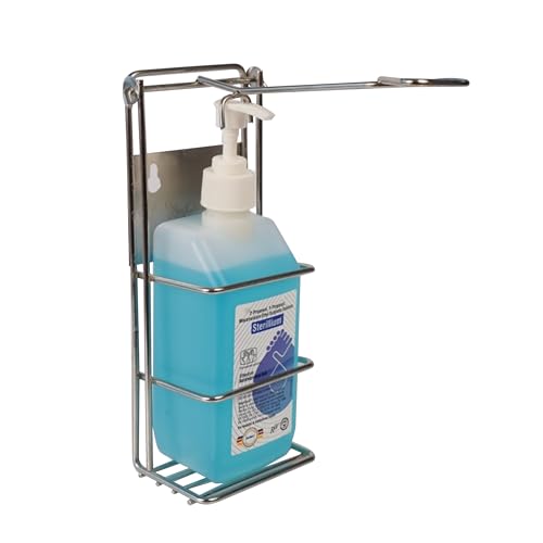 OTICA Hand Sanitizer Dispenser Stand Wall Mount Type Stainless Steel (Only Stand)