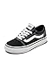 Girls Vans Size 4, Ward Sneaker Kids Shoes, Black & White Suede Canvas Lace Up Shoes, Low Top Children's Trainers, Lightweight Sports Shoes by Vans Active Wear Range (4 UK)