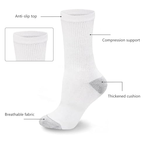 Men's Double Tough Crew Sock, 10 Pack2