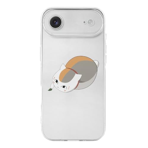 iPhone 17 Air用 ケース 夏目友人帳 ニャンコ先生 猫 アニメ スマホケース アイフォン17 用 ケース 人気 おしゃれ 漫画 キャラクター 透明