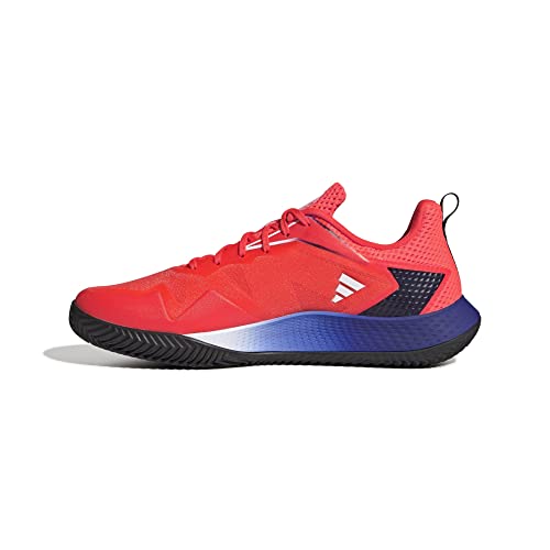 adidas Zapatillas Defiant Speed M Clay, pádel Hombre, Solar Red/FTWR White/Lucid BLU, 43 1/3 EU