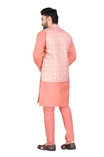Image of Trustous Traditional Men's Kurta Koti Set (3 PCS SET)