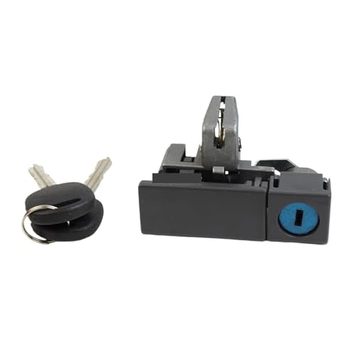 XKZLQJVYN Car Glove Box Lock Latch Handle Suitable Pickup Fit for Fengjun 3 5 Toolbox Lock Glove Box Buckle Switch Storage Box Handle Glove Box Switch(Black with Lock)