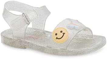 Carter's Girls Iris6 Sandal, Silver, 7 Toddler | Image 1