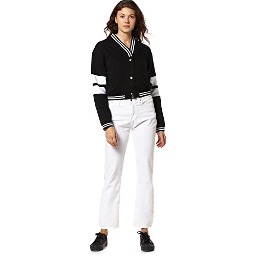Image of Campus Sutra Cotton Women Hooded Sweatshirt