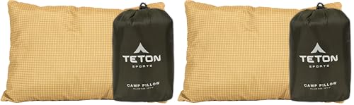 TETON Sports Camp Pillow; Great for Travel, Camping and Backpacking; Washable