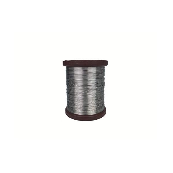APIFORMES Wabendraht Rostfreier Edelstahl SS304 Ø 0,4 mm - 1000 g | Rähmchen | verdrahten | Beuten | Honig | Bienen…
