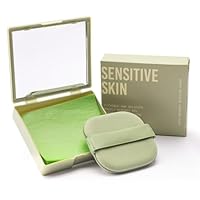 Erinde 100 Stück Oil Control Paper, Blotting Paper mit Spiegel und Puff, Gesichts Löschpapier für Fettige Haut, Natürliche Talgkontrolle, Entfernt überschüssiges Hautfett, für ein Mattes Finish