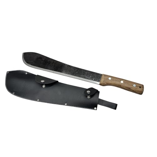 Machete 45 cm con Manico in Legno e Fodero in Tela