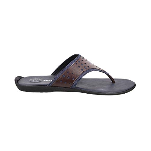 Image of Mochi Men's Faux Leather Kolhapuri Inspired Stylish Sandals