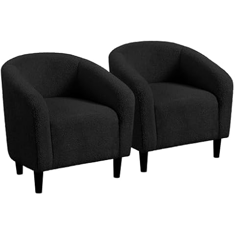 Yaheetech Boucle Fabric Armchair Set Cover