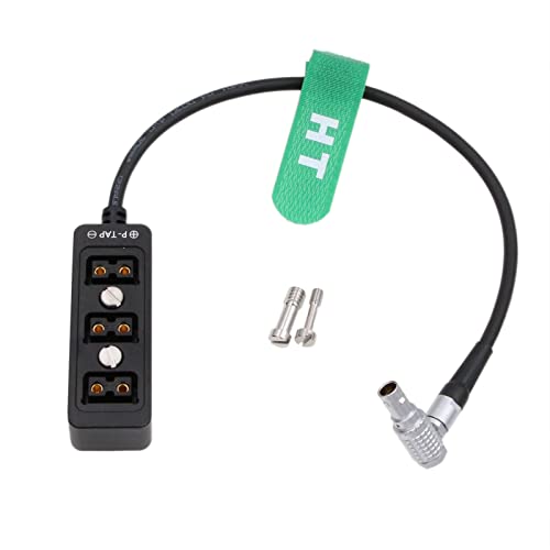 Hub de alimentación D-Tap 2 pin cable de 30cm para batería de cámara RED y ARRI Alexa