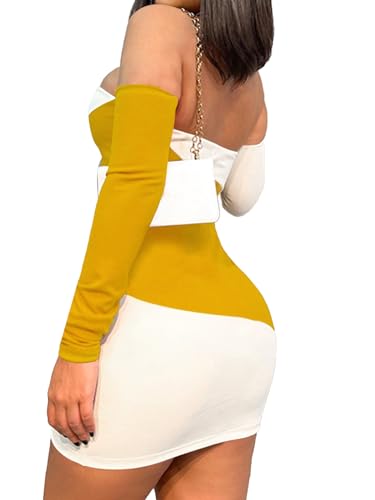 Image of Women's Summer Two-Piece Skirt Sets Sexy Off Shoulders Top Y2K Going Out Short T-Shirt Sets Mini Dress Outfits D293