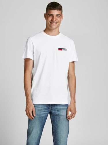 JACK & JONES Herren JJECORP Logo Tee SS Crew Neck MP, Black/White/Navy, S 2
