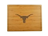 Texas University of the West Longhorns Licensed Large Bamboo Cheese/Charcuterie...