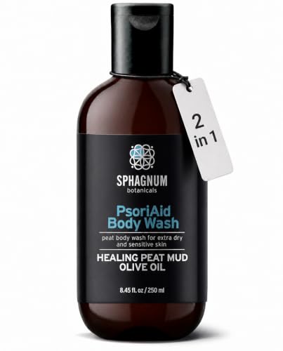 Sphagnum Botanicals Psoriasis Body Wash for Dry, Itchy Skin