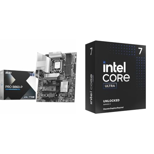 Carte MSI Pro B860-P et processeur Intel Ultra 7 265KF l'excellence de bureau