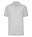 Produktbild Fruit Of The Loom Herren 65/35 Polohemd Kurzärmelig Polohemden - Grau Meliert, Medium