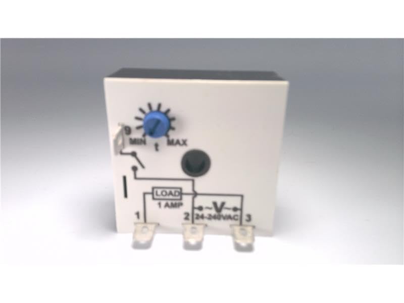 THS-1164A-31T Relay, E-Mech, Time Delay Relay, Off Delay, 1-100 sec, 24-240V AC, Cube
